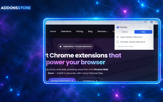Built-in editor with text, shapes, and blur tools
